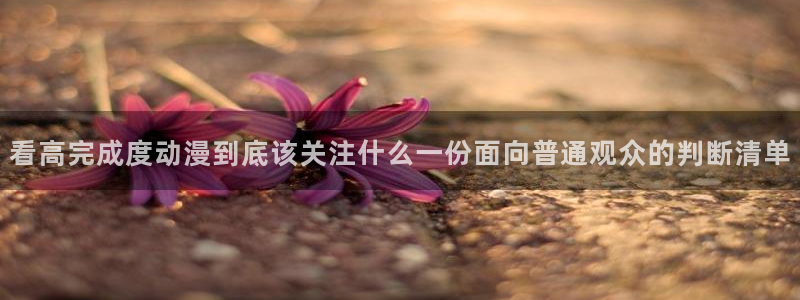 游戏里番动漫在线观看：看高完成度动漫到底该关注什么一份面向普通观众的判断清单配图