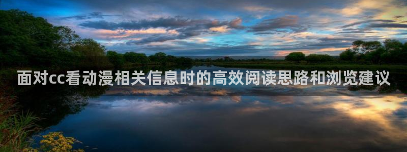 在线观看的里番动漫:面对cc看动漫相关信息时的高效阅读思路和浏览建议配图